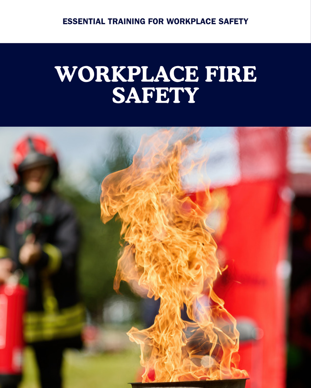 Workplace Fire Safety training course cover